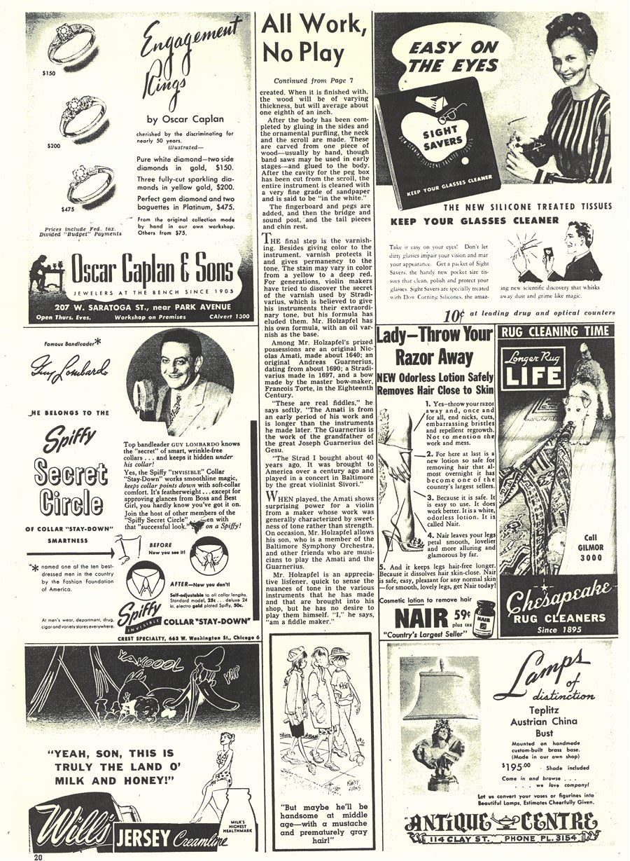 Holzapfel-Violin-Shop-Sunday-Sun-Magazine-1948-3